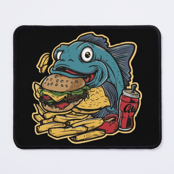 Item preview, Fish on a Fast Food Diet designed and sold by MegaKicia.