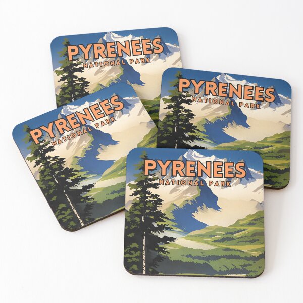 Artikelvorschau, Pyrenäen-Nationalpark Vintage Travel entworfen und verkauft von ZionPosteria.