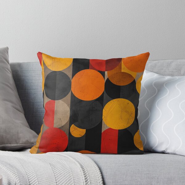Item preview, Abstract Geometric Pattern With Red, Yellow, and Black Circles designed and sold by RGShirtWorks.