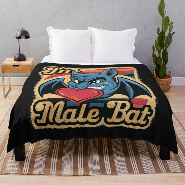 Item preview, ''I'm Male Bat'' Funny Funny Bat man Parody T-Shirt designed and sold by Witty Shirts.
