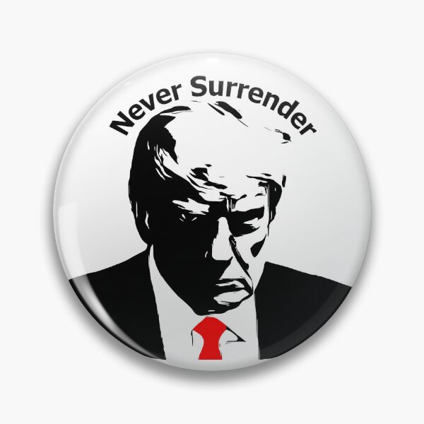 Item preview, Trump Never Surrender Mugshot designed and sold by Eso-Genesis.