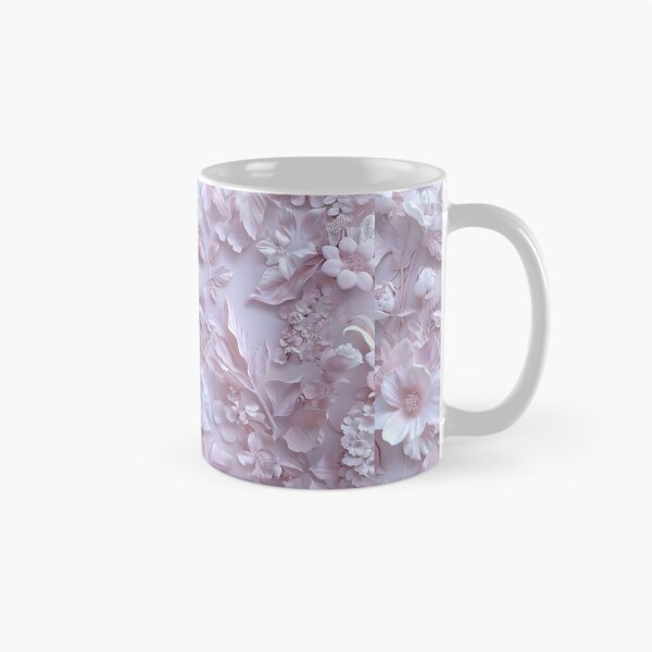 Aperçu de l'œuvre Élégance sculptée florale rose créée et vendue par AI-Only Creations.