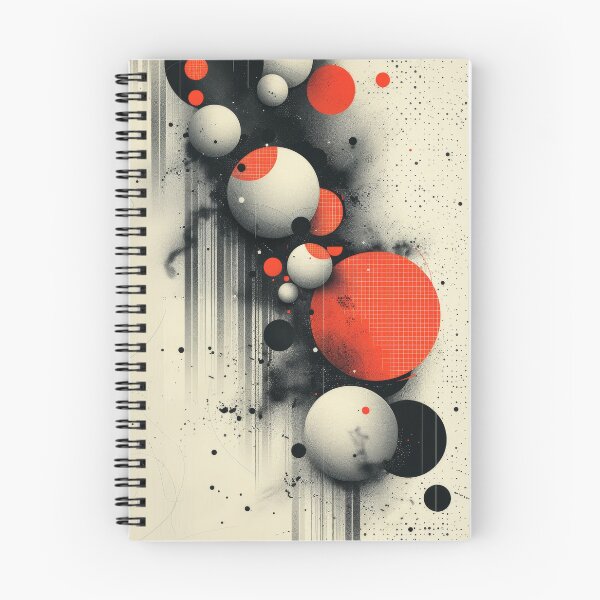 Item preview, Abstract Red And White Circles In Space designed and sold by ML-Media.