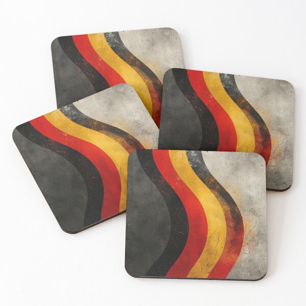 Item preview, Abstract German Flag Pattern on Grunge Background designed and sold by RGShirtWorks.