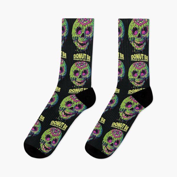 Item preview, Halloween Donut Be Afraid Of The Dark Doughnut Skull designed and sold by FemmePod.
