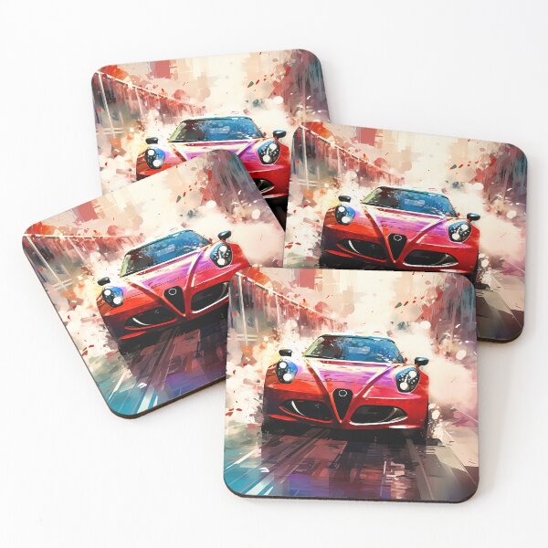 Item preview, Alfa Romeo 4C in Dynamic Urban Scene designed and sold by RevUpDesign.
