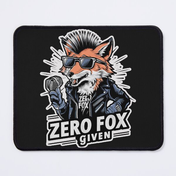 Item preview,  ''Zero Fox Given'' Funny Kawaii Punk Rock Fox T-Shirt designed and sold by Witty Shirts.