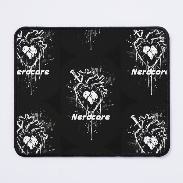 Item preview, “Nerdcore” Heart Art with Retrofuturistic Graffiti designed and sold by Piotrek0001.