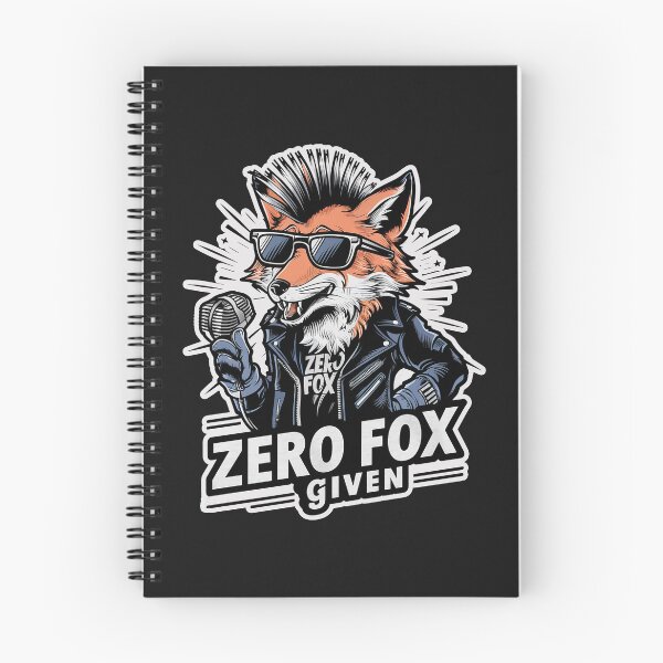 Item preview,  ''Zero Fox Given'' Funny Kawaii Punk Rock Fox T-Shirt designed and sold by Witty Shirts.