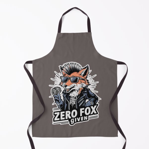 Item preview,  ''Zero Fox Given'' Funny Kawaii Punk Rock Fox T-Shirt designed and sold by Witty Shirts.