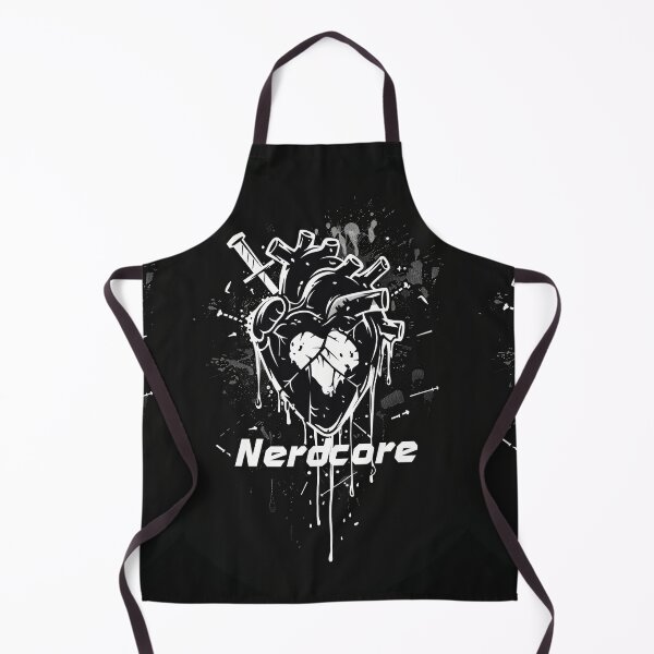 Item preview, “Nerdcore” Heart Art with Retrofuturistic Graffiti designed and sold by Piotrek0001.