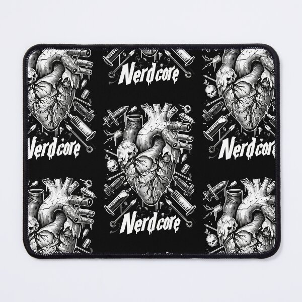 Item preview, “Nerdcore” Heart Art with Retrofuturistic Graffiti designed and sold by Piotrek0001.