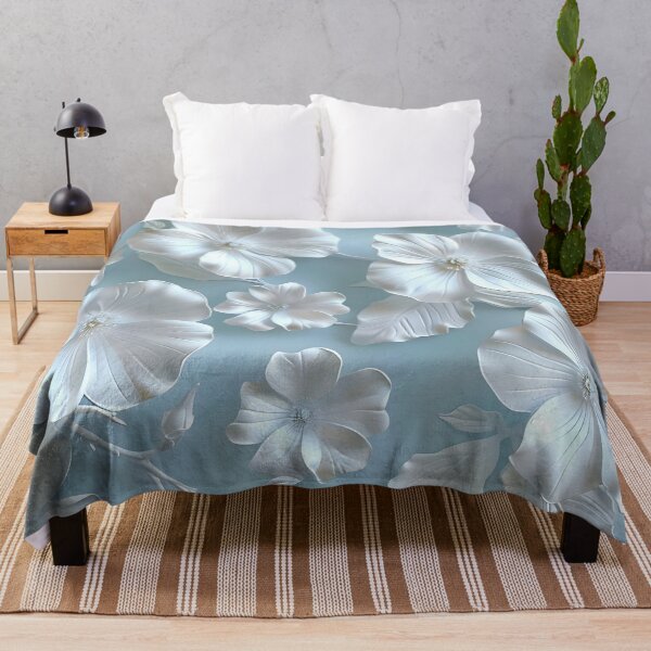 Item preview, Belleza esculpida floral turquesa designed and sold by AI-Only Creations.
