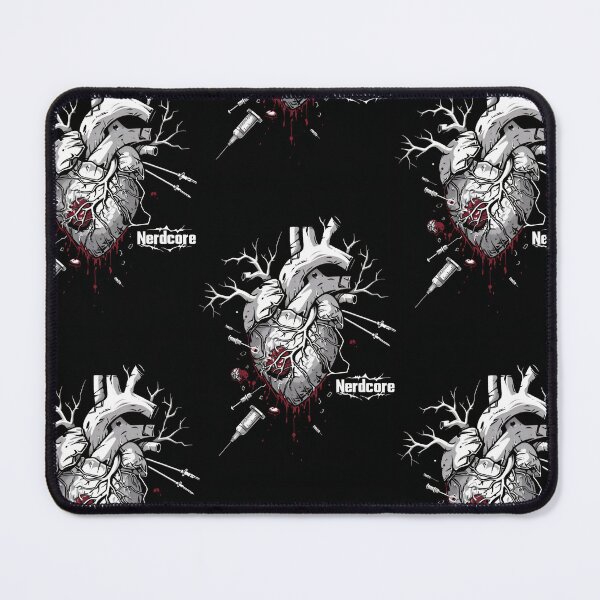 Item preview, “Nerdcore” Heart Art with Retrofuturistic Graffiti designed and sold by Piotrek0001.