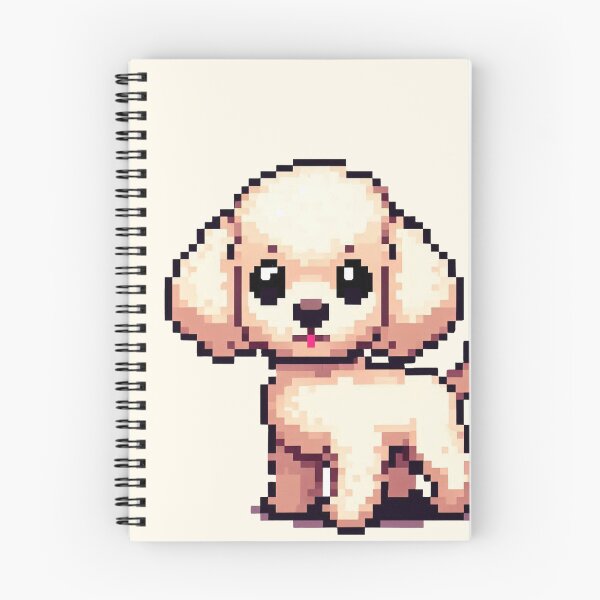 Item preview, pixelated poodle designed and sold by miriam-miranda.