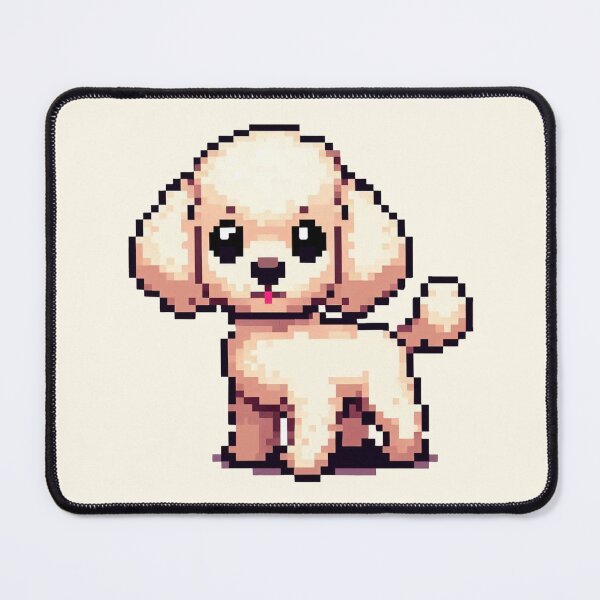 Item preview, pixelated poodle designed and sold by miriam-miranda.