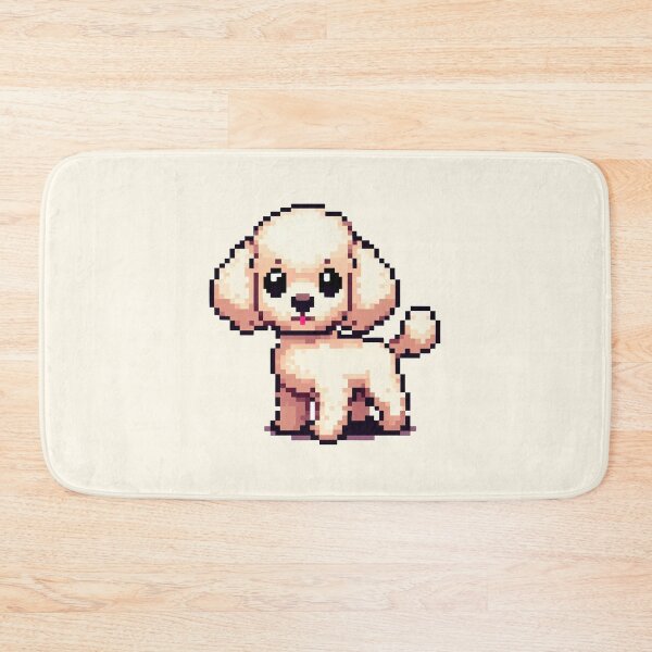 Item preview, pixelated poodle designed and sold by miriam-miranda.