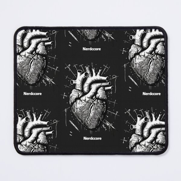 Item preview, “Nerdcore” Heart Art with Retrofuturistic Graffiti designed and sold by Piotrek0001.
