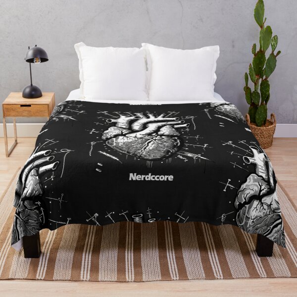Item preview, “Nerdcore” Heart Art with Retrofuturistic Graffiti designed and sold by Piotrek0001.