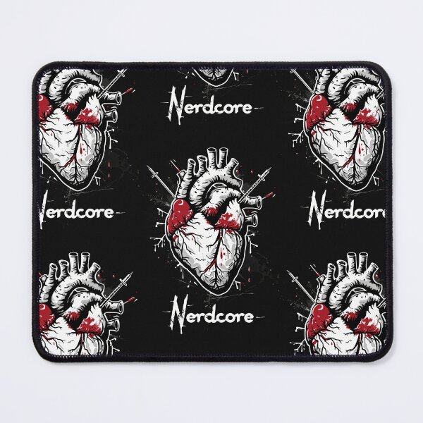 Item preview, “Nerdcore” Heart Art with Retrofuturistic Graffiti designed and sold by Piotrek0001.