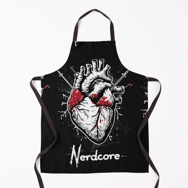 Item preview, “Nerdcore” Heart Art with Retrofuturistic Graffiti designed and sold by Piotrek0001.