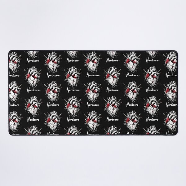 Item preview, “Nerdcore” Heart Art with Retrofuturistic Graffiti designed and sold by Piotrek0001.