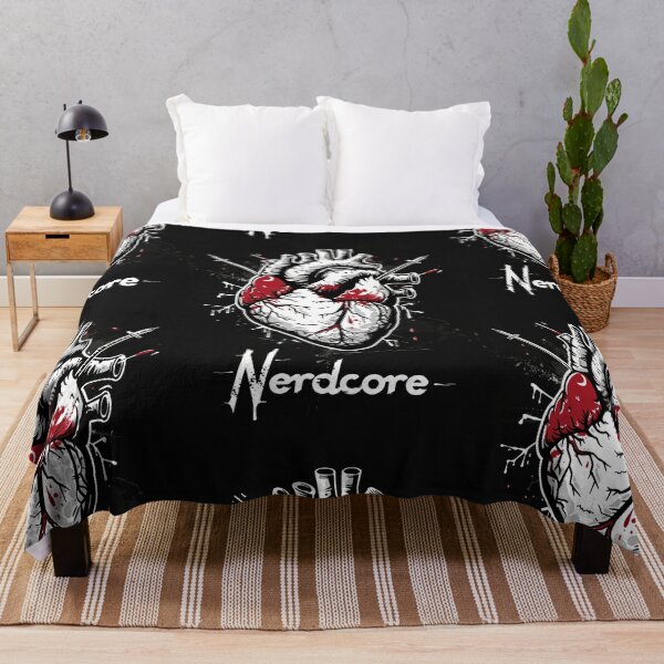 Item preview, “Nerdcore” Heart Art with Retrofuturistic Graffiti designed and sold by Piotrek0001.