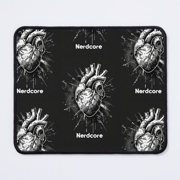 Item preview, “Nerdcore” Heart Art with Retrofuturistic Graffiti designed and sold by Piotrek0001.