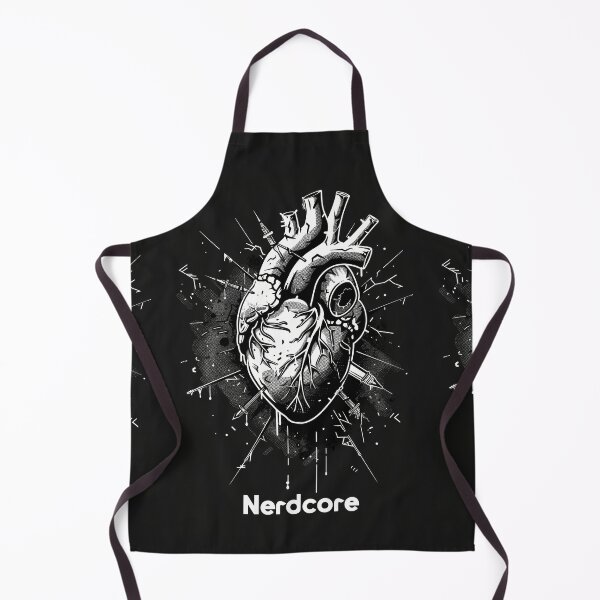 Item preview, “Nerdcore” Heart Art with Retrofuturistic Graffiti designed and sold by Piotrek0001.