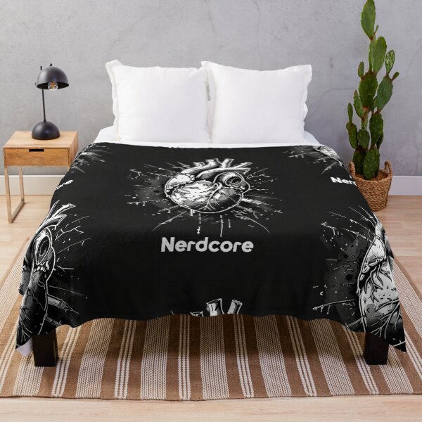 Item preview, “Nerdcore” Heart Art with Retrofuturistic Graffiti designed and sold by Piotrek0001.