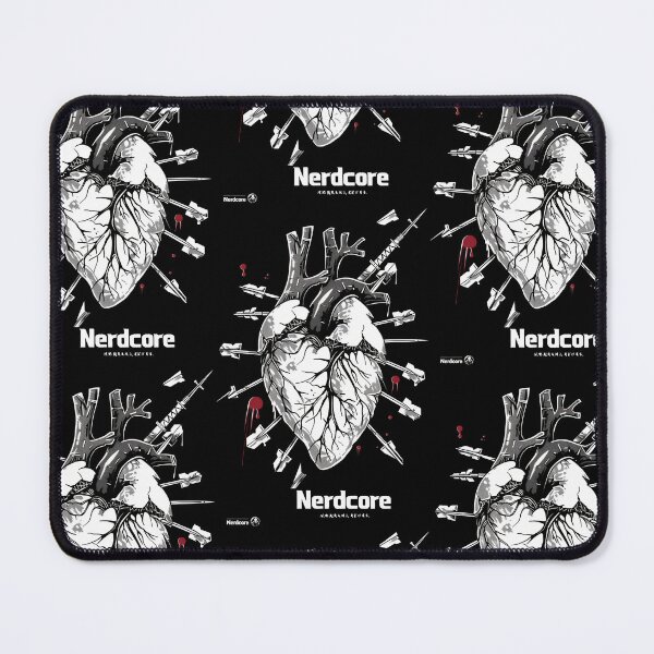 Item preview, “Nerdcore” Heart Art with Retrofuturistic Graffiti designed and sold by Piotrek0001.