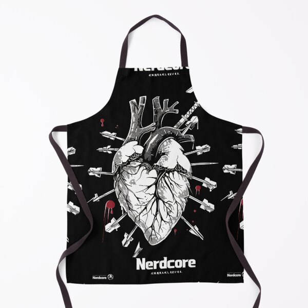 Item preview, “Nerdcore” Heart Art with Retrofuturistic Graffiti designed and sold by Piotrek0001.