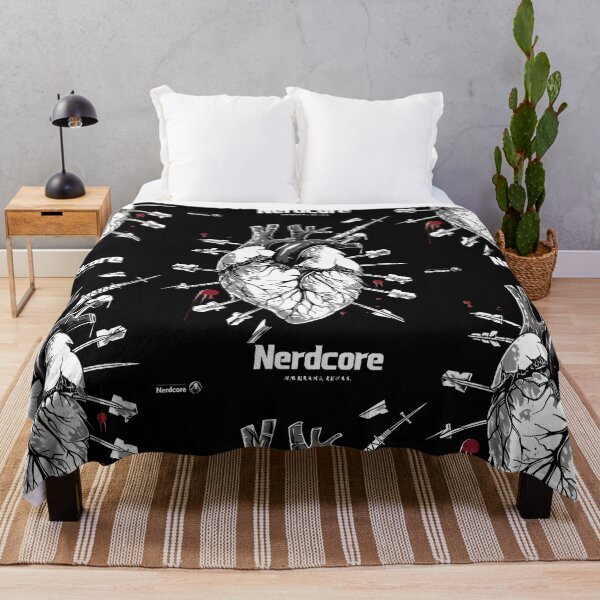 Item preview, “Nerdcore” Heart Art with Retrofuturistic Graffiti designed and sold by Piotrek0001.