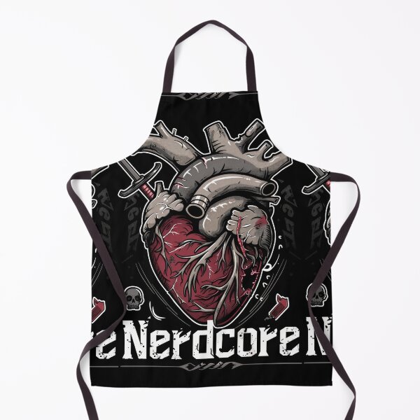 Item preview, “Nerdcore” Heart Art with Retrofuturistic Graffiti designed and sold by Piotrek0001.