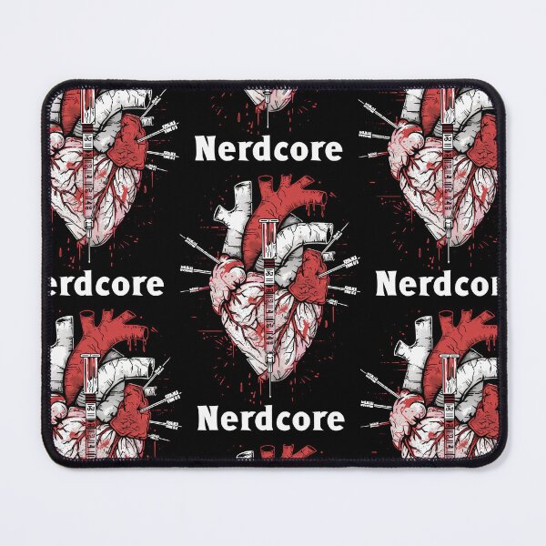 Item preview, “Nerdcore” Heart Art with Retrofuturistic Graffiti designed and sold by Piotrek0001.
