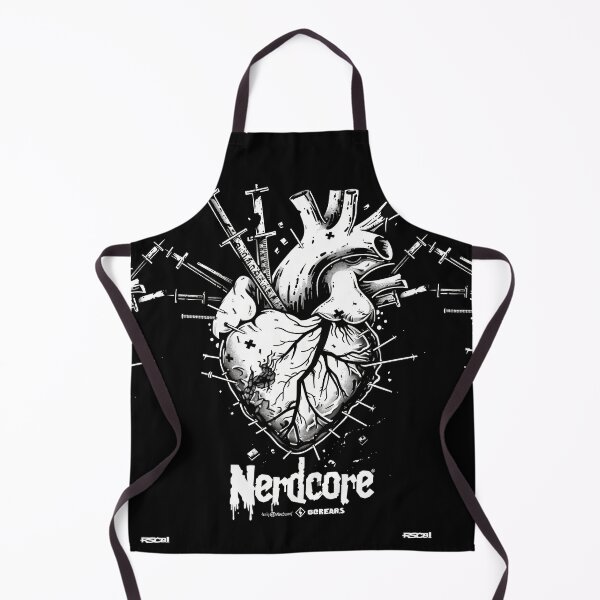 Item preview, “Nerdcore” Heart Art with Retrofuturistic Graffiti designed and sold by Piotrek0001.