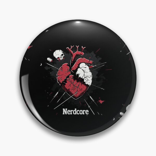 Item preview, “Nerdcore” Heart Art with Retrofuturistic Graffiti designed and sold by Piotrek0001.