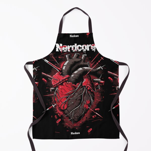 Item preview, “Nerdcore” Heart Art with Retrofuturistic Graffiti designed and sold by Piotrek0001.
