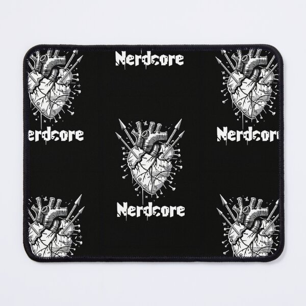 Item preview, “Nerdcore” Heart Art with Retrofuturistic Graffiti designed and sold by Piotrek0001.