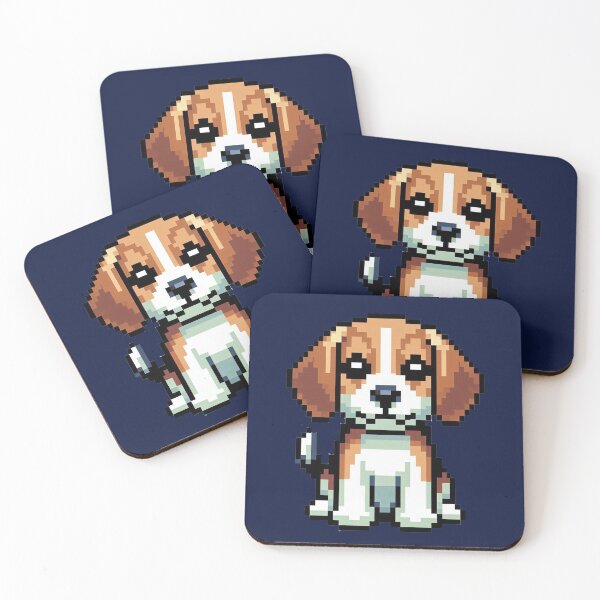 Item preview, Pixelated Beagle Dog designed and sold by miriam-miranda.