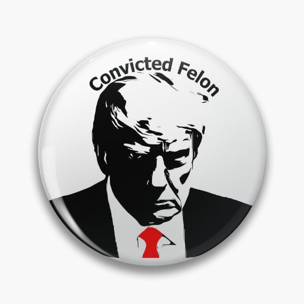 Item preview, Trump Convicted Felon Mugshot designed and sold by Eso-Genesis.