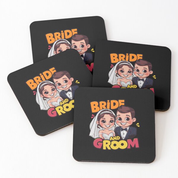 Item preview, Charming Bubu and Dudu Bride and Groom Design - Perfect for Wedding Gifts & Decor designed and sold by FebricFusion.
