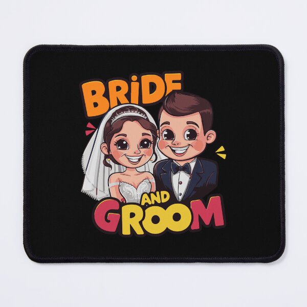 Item preview, Charming Bubu and Dudu Bride and Groom Design - Perfect for Wedding Gifts & Decor designed and sold by FebricFusion.