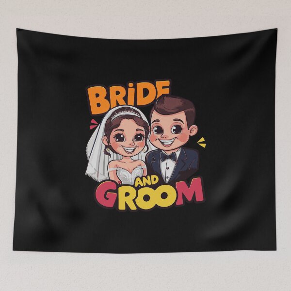 Item preview, Charming Bubu and Dudu Bride and Groom Design - Perfect for Wedding Gifts & Decor designed and sold by FebricFusion.