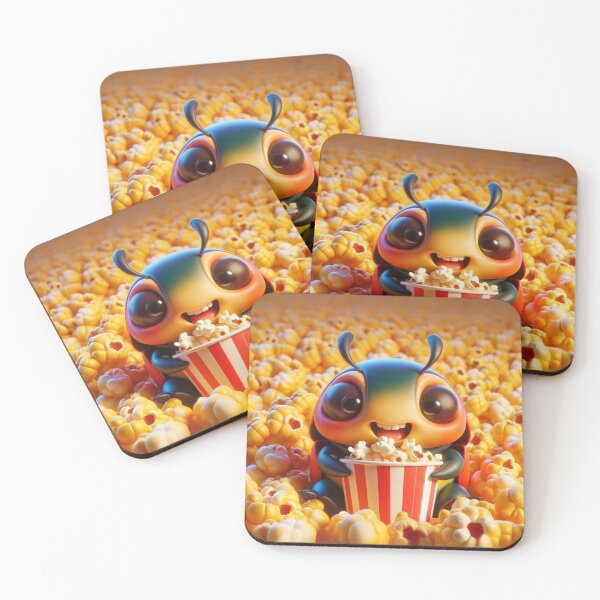 Item preview, Ambrosia Beetle Popcorn Party designed and sold by Sillytoe.