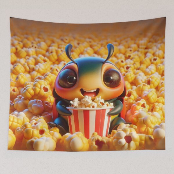 Item preview, Ambrosia Beetle Popcorn Party designed and sold by Sillytoe.