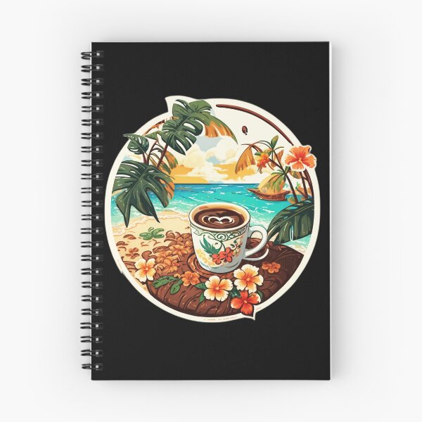 Item preview, Lazy Morning of a Slow Day with Kona Coffee on a Beach designed and sold by NautiChic.