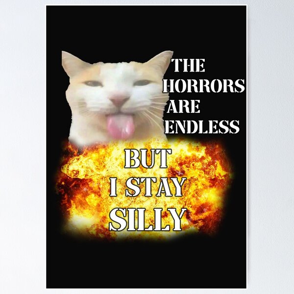 Item preview, the horrors are endless but i stay silly car meme designed and sold by InMyMentalEra.