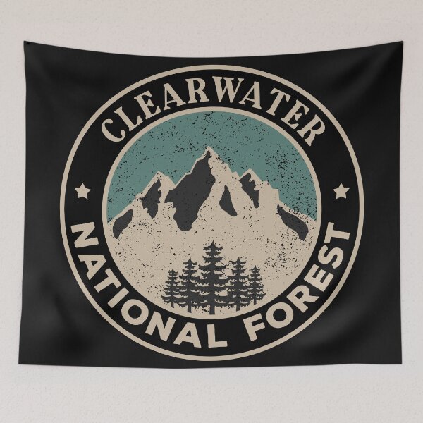 Item preview, Clearwater National Forest designed and sold by graphic-map.