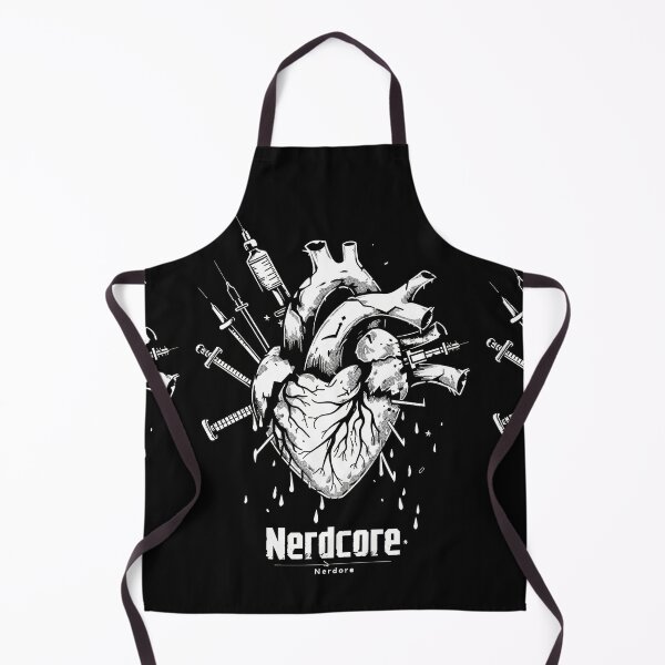 Item preview, “Nerdcore” Heart Art with Retrofuturistic Graffiti designed and sold by Piotrek0001.